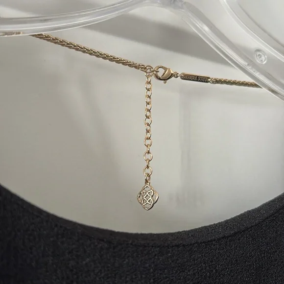EUC [Kendra Scott] Everly Gold-Tone Iridescent Long Pendant Tassel Necklace - Picture 8 of 14